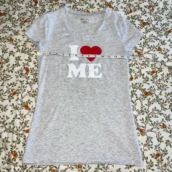 Renewed “I ❤️ME” Fitted Summer T-Shirt - Picture 5 of 9